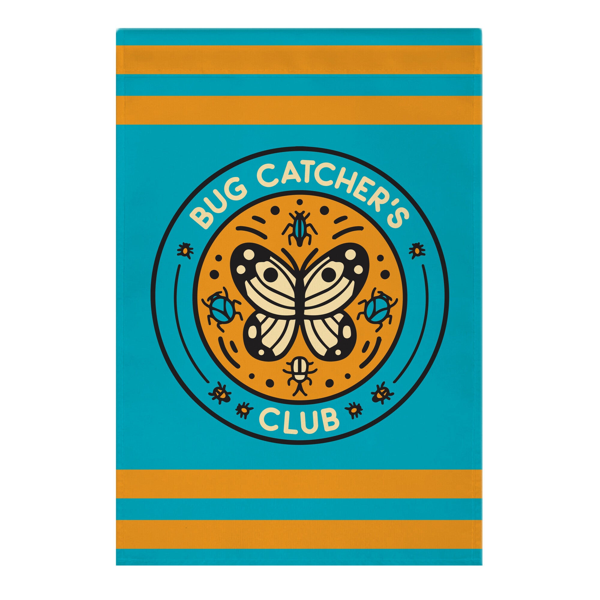 Bug Catcher's Club Garden Flag